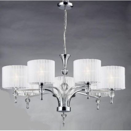 Azzardo AZ1106 - Żyrandol na łańcuchu IMPRESS 7xE27/60W/230V