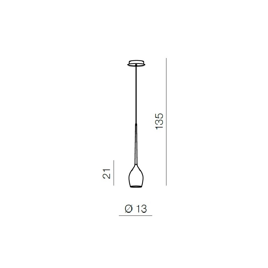 Azzardo AZ1220 - Żyrandol na lince IZZA 1xE14/40W/230V