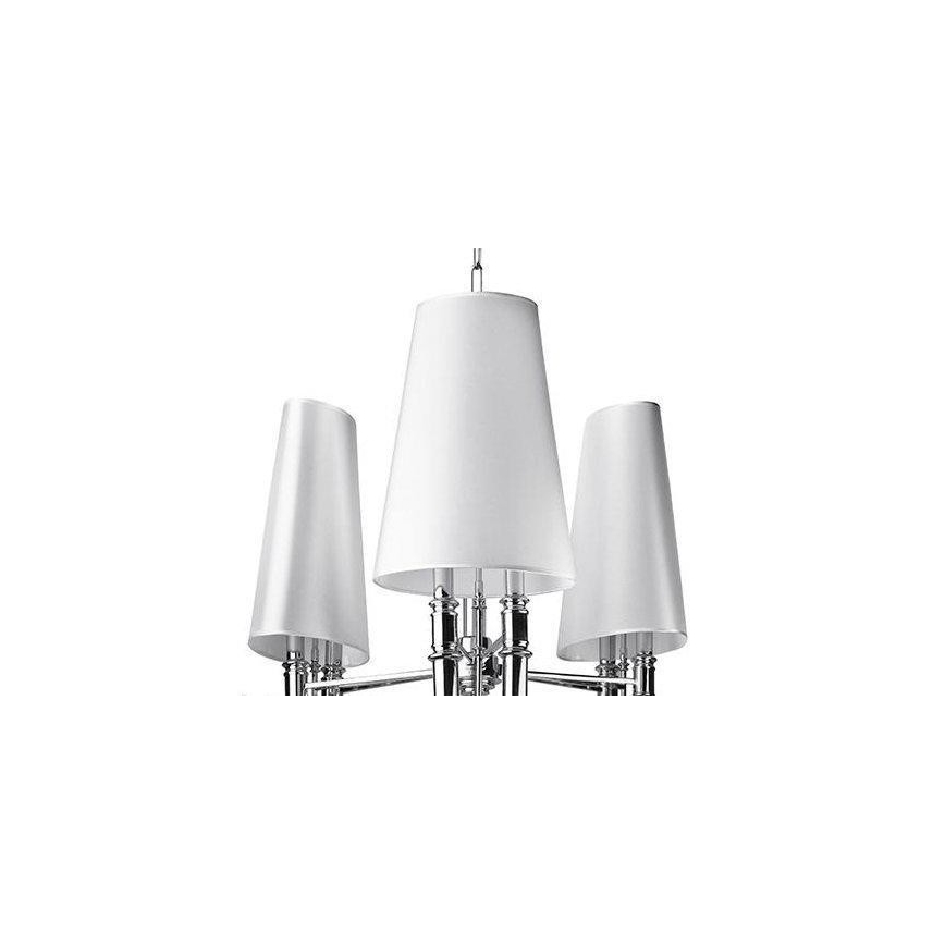 Azzardo AZ1232 - Żyrandol na lince DIABLO 6xE14/11W/230V biały