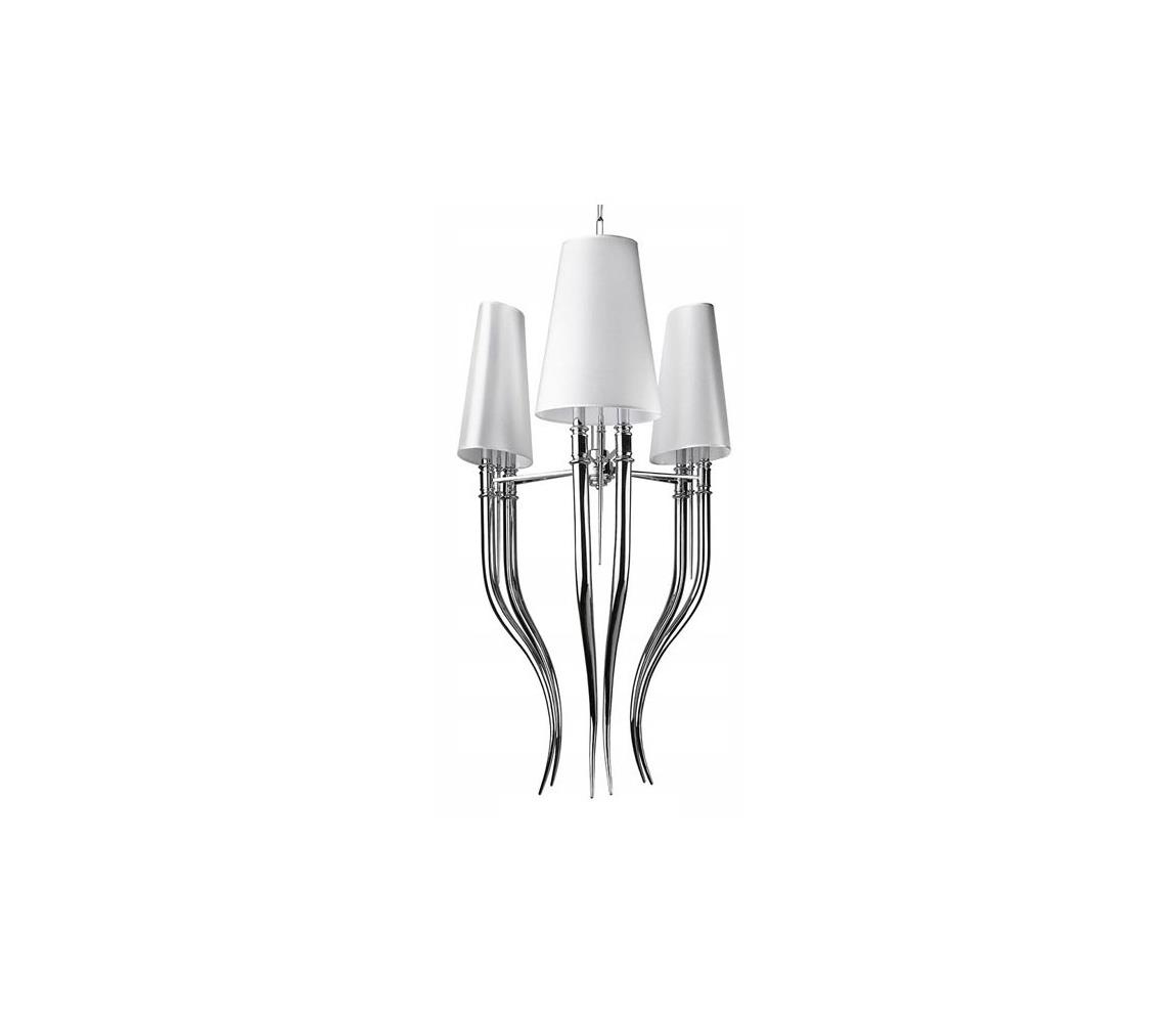 Azzardo AZ1232 - Żyrandol na lince DIABLO 6xE14/11W/230V biały