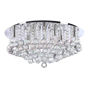 Azzardo AZ1288 - Lampa sufitowa kryształowa BOLLA 10xG9/40W/230V