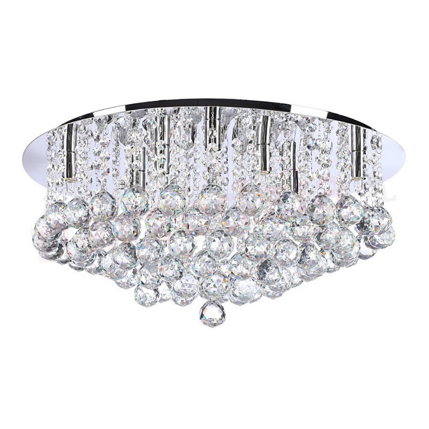 Azzardo AZ1288 - Lampa sufitowa kryształowa BOLLA 10xG9/40W/230V