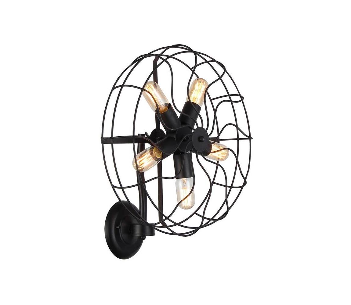 Azzardo AZ1349 - Kinkiet FAN 5xE27/60W/230V