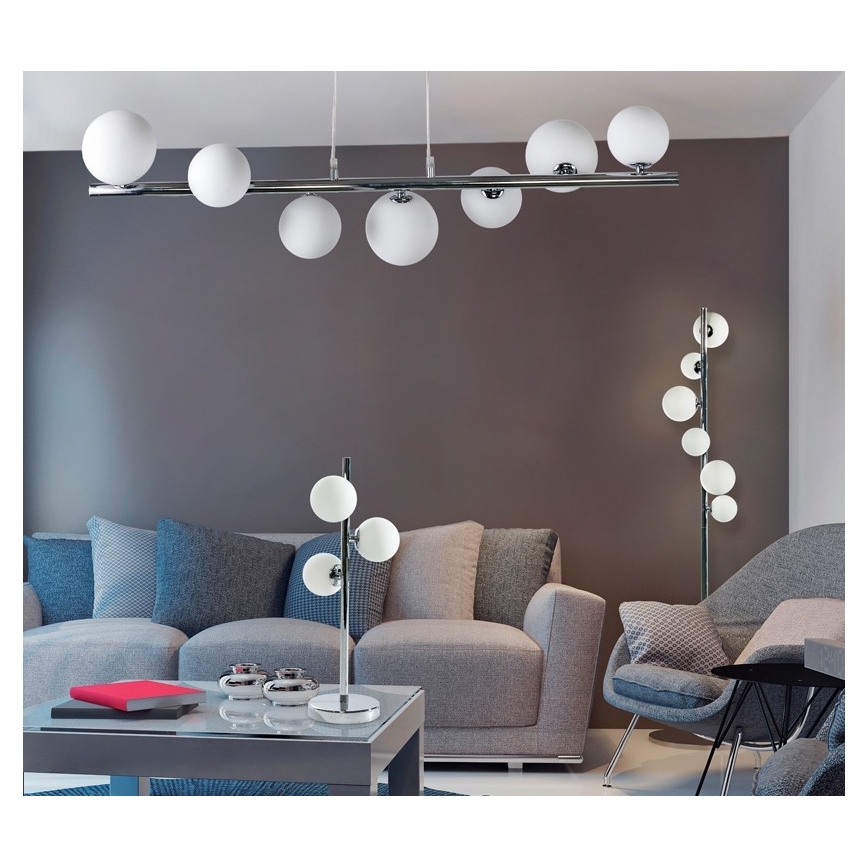 Azzardo AZ2101 - Lampa podłogowa SYBILLA 6xG9/25W/230V