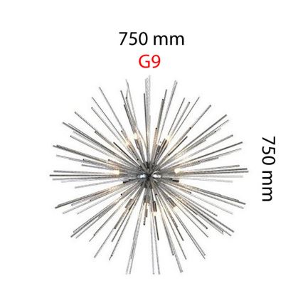Azzardo AZ2119 - Designerski klosz do żyrandola G9 śr. 750mm