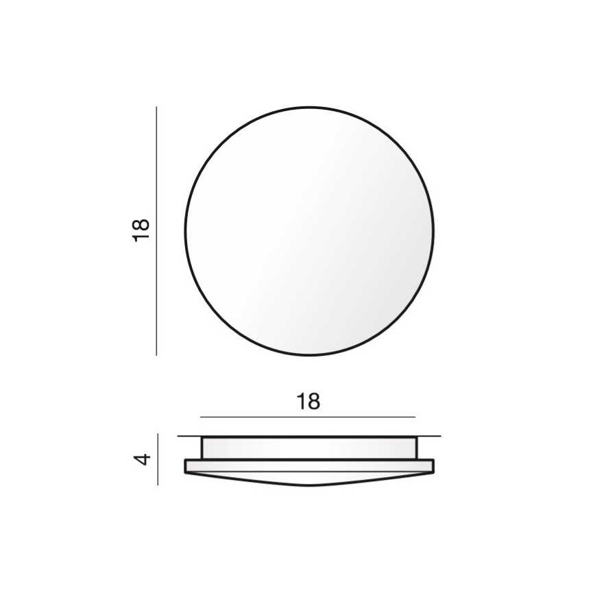 Azzardo AZ2715 - LED Plafon ANCONA 1xLED/12W/230V