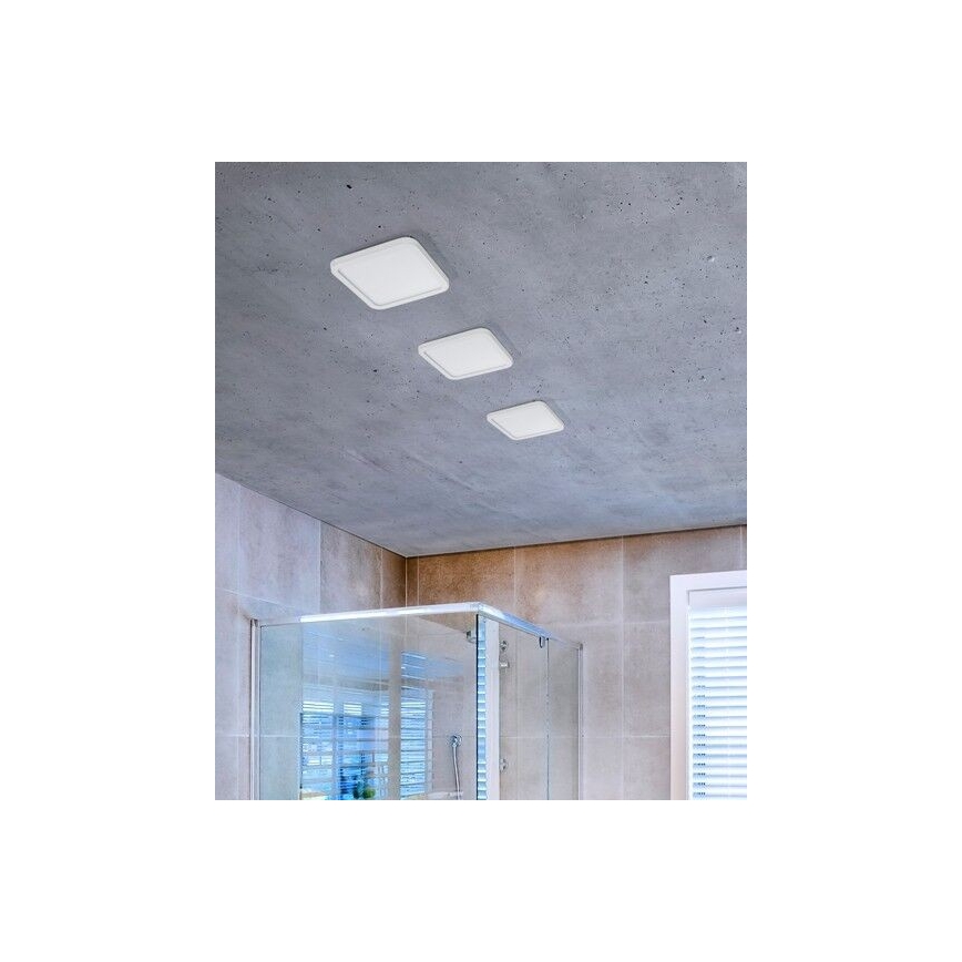 Azzardo AZ2837 - LED Łazienkowa oprawa wpuszczana SLIM 1xLED/12W/230V IP44 CRI 90