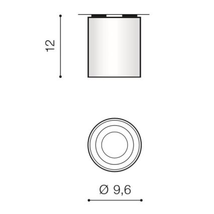 Azzardo AZ2955 - Plafon BROSS 1xGU10/50W/230V