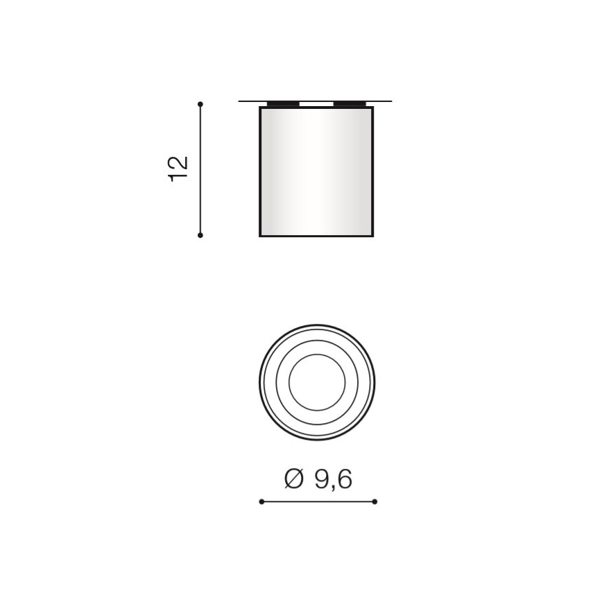 Azzardo AZ2955 - Plafon BROSS 1xGU10/50W/230V