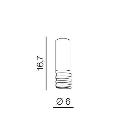 Azzardo AZ3125 - Plafon LOCUS 1xGU10/35W/230V