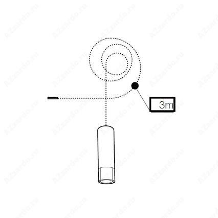 Azzardo AZ3457 - Zawieszenie ZIKO 1xG9/40W/230V