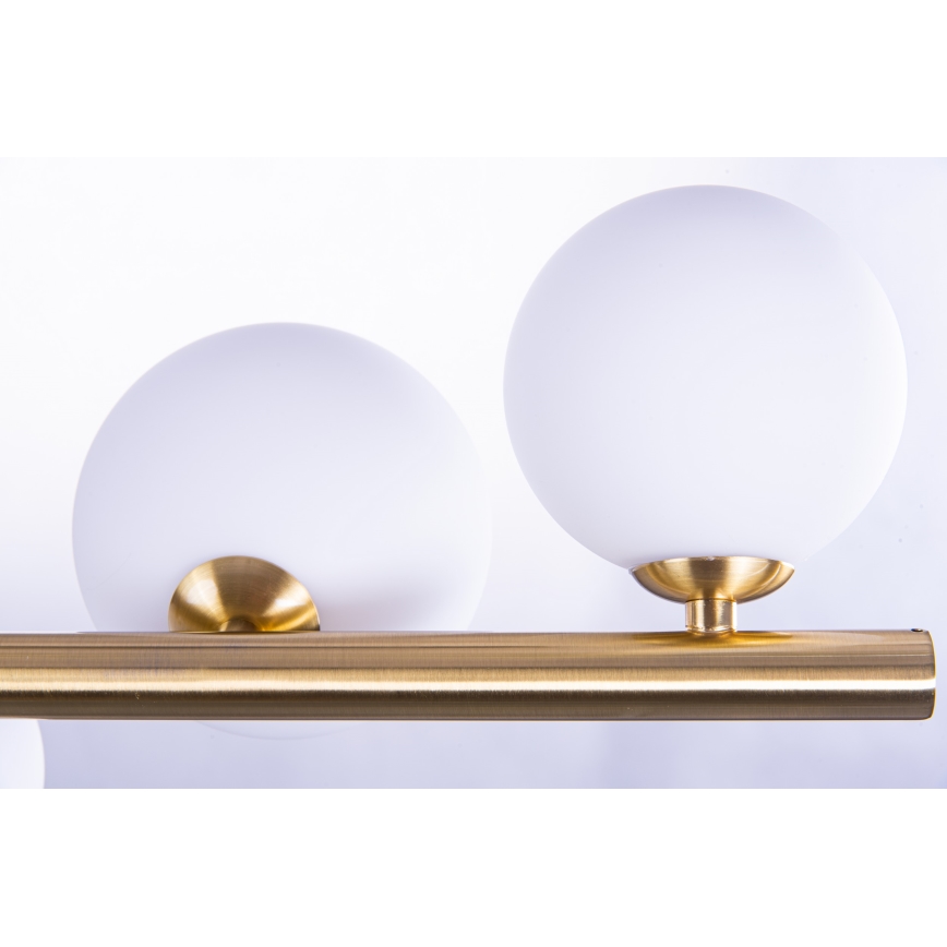 Azzardo AZ4409 - Lampa wisząca na linkach SYBILLA 7xG9/25W/230V złota