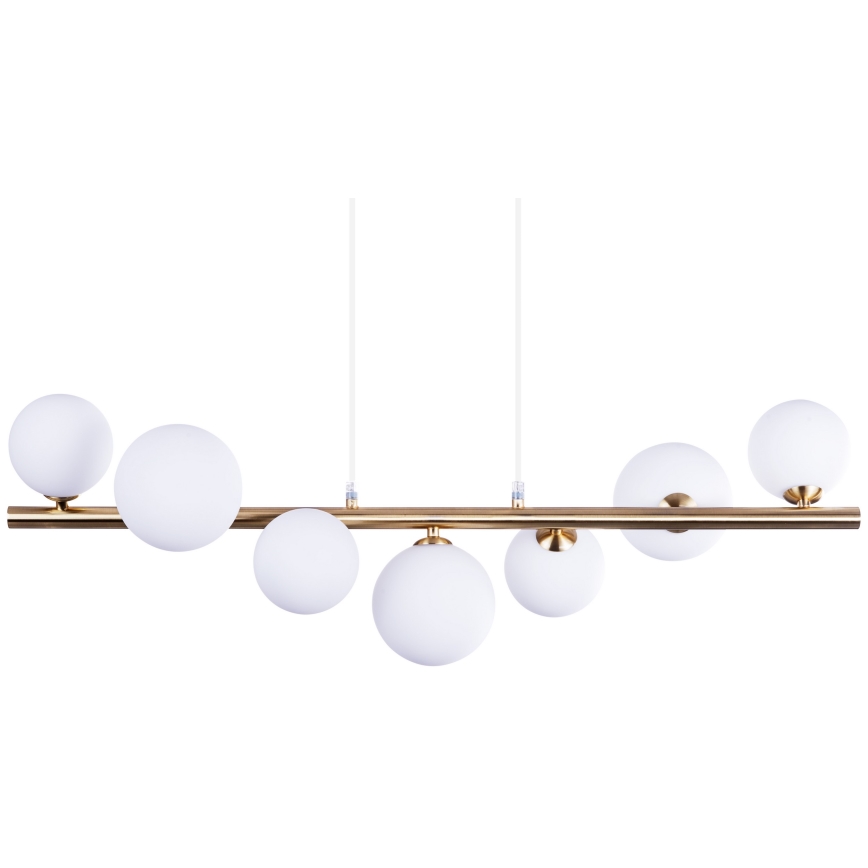 Azzardo AZ4409 - Lampa wisząca na linkach SYBILLA 7xG9/25W/230V złota