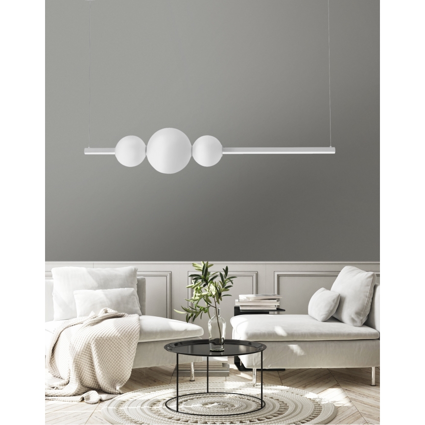 Azzardo AZ4426 - LED Dimmable żyrandol on a string SANDRA LED/48W/230V biały
