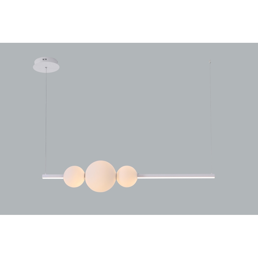 Azzardo AZ4426 - LED Dimmable żyrandol on a string SANDRA LED/48W/230V biały