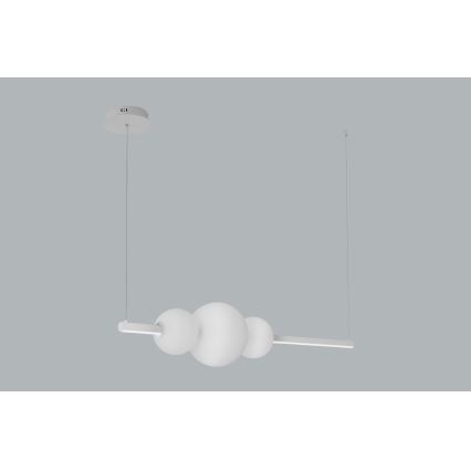 Azzardo AZ4426 - LED Dimmable żyrandol on a string SANDRA LED/48W/230V biały