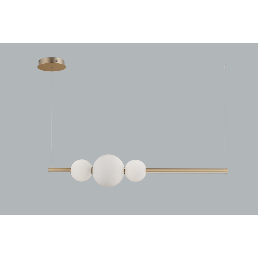 Azzardo AZ4427 - LED Dimmable żyrandol on a string SANDRA LED/48W/230V gold