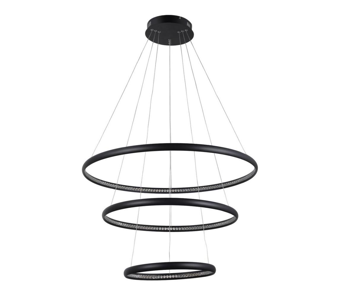Azzardo AZ4428 - LED Żyrandol na lince BRIGHTON LED/55W/230V czarny
