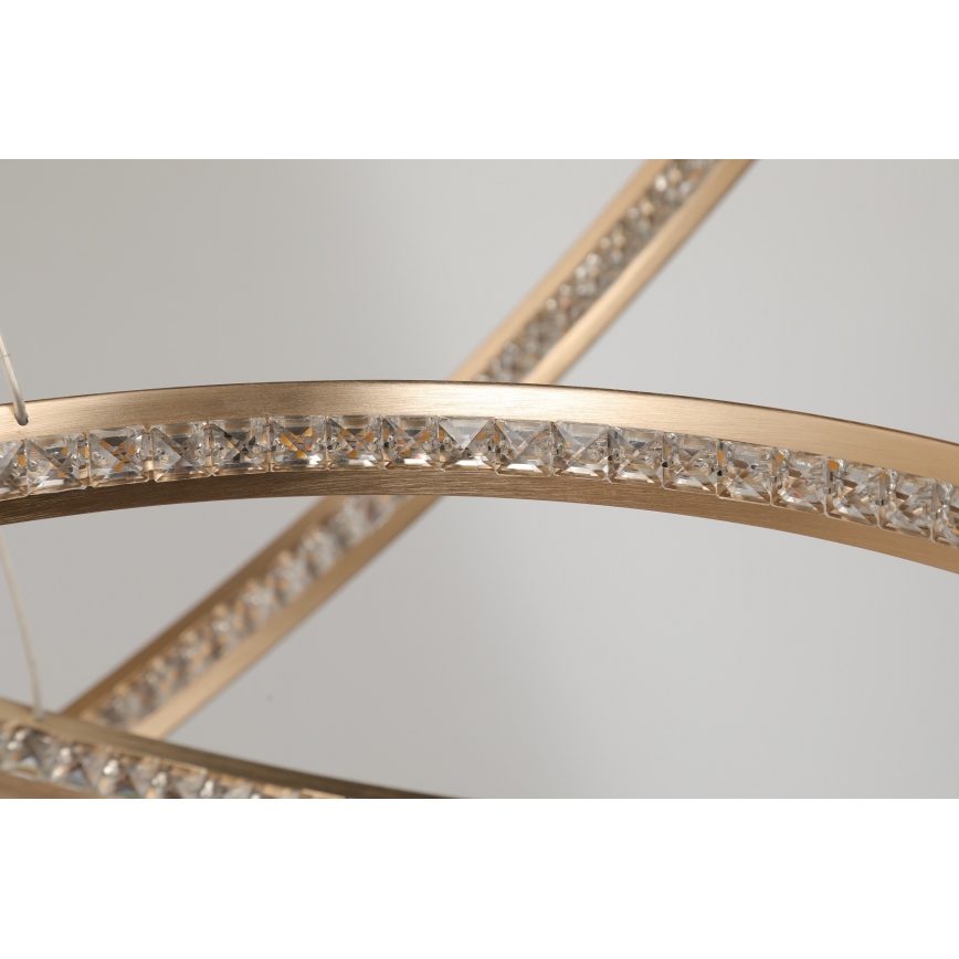 Azzardo AZ4429 - LED Żyrandol na lince BRIGHTON LED/55W/230V gold