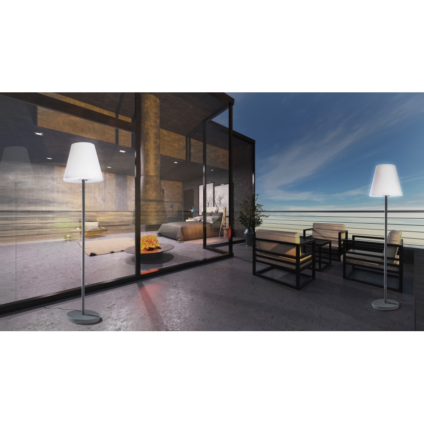 Azzardo AZ4662 - Lampa zewnętrzna HAVANA 1xE27/25W/230V IP44 czarny