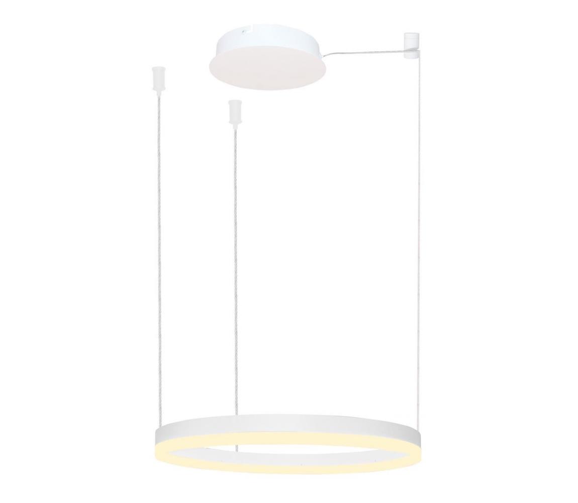 Azzardo AZ4967 - LED Żyrandol ściemnialny na lince HALO LED/47W/230V śr. 60 cm biały