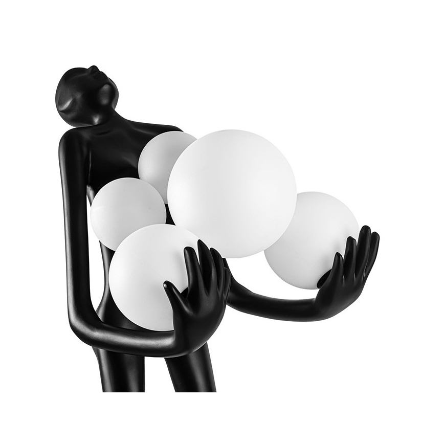 Azzardo AZ4985 - Lampa podłogowa ATLAS 6xE14/50W/230V 180 cm żywica