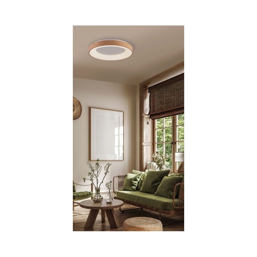 Azzardo AZ4989 - LED Plafon SANTANA LED/30W/230V brązowy