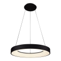 Azzardo AZ4999 - Lampa wisząca LED na linkę SANTANA LED/30W/230V czarny