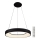 Azzardo AZ5008 - Regulowany żyrandol LED na linkach SANTANA LED/50W/230V czarny + pilot do sterowania
