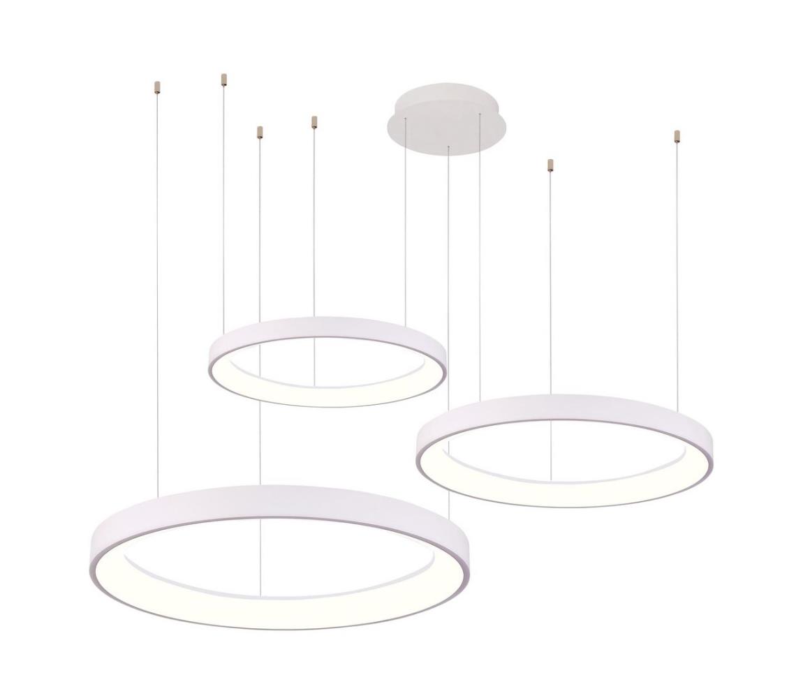 Azzardo AZ5025 - LED Żyrandol ściemnialny na lince AGNES LED/120W/230V biały
