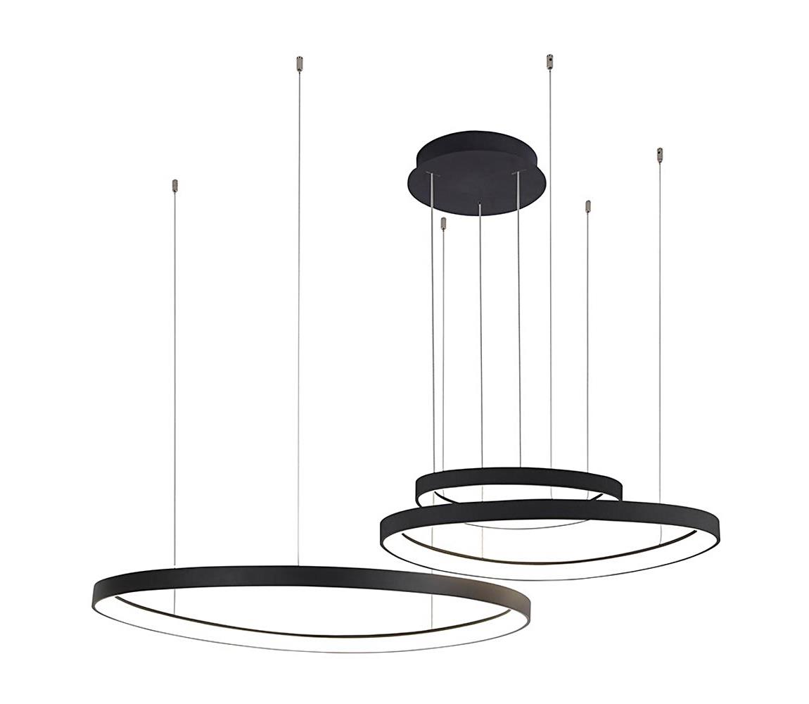 Azzardo AZ5027 - LED Żyrandol na lince AMANDA LED/150W/230V czarny