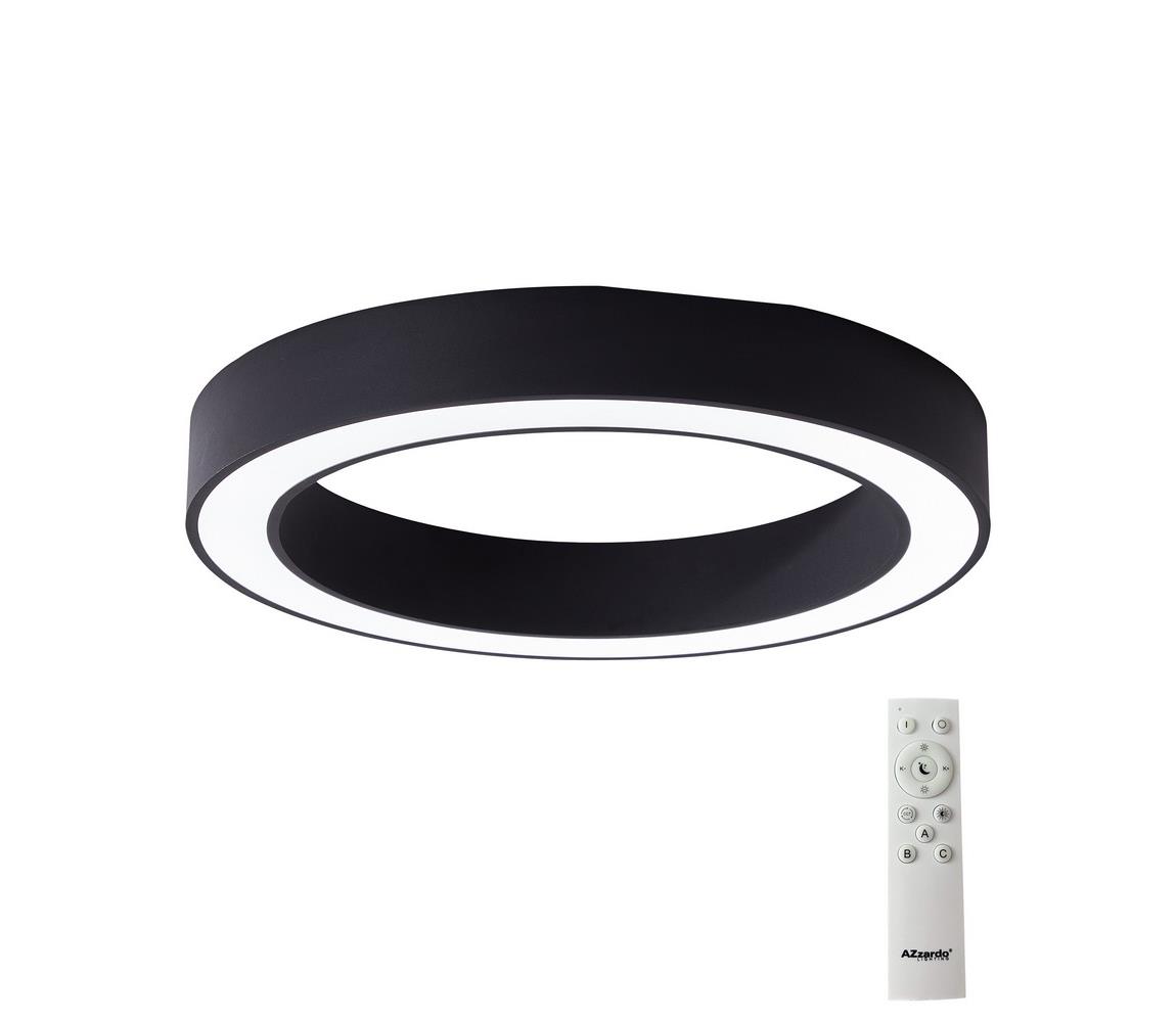 Azzardo AZ5035 - LED Plafon ściemnialny MARCO LED/60W/230V czarny + pilot