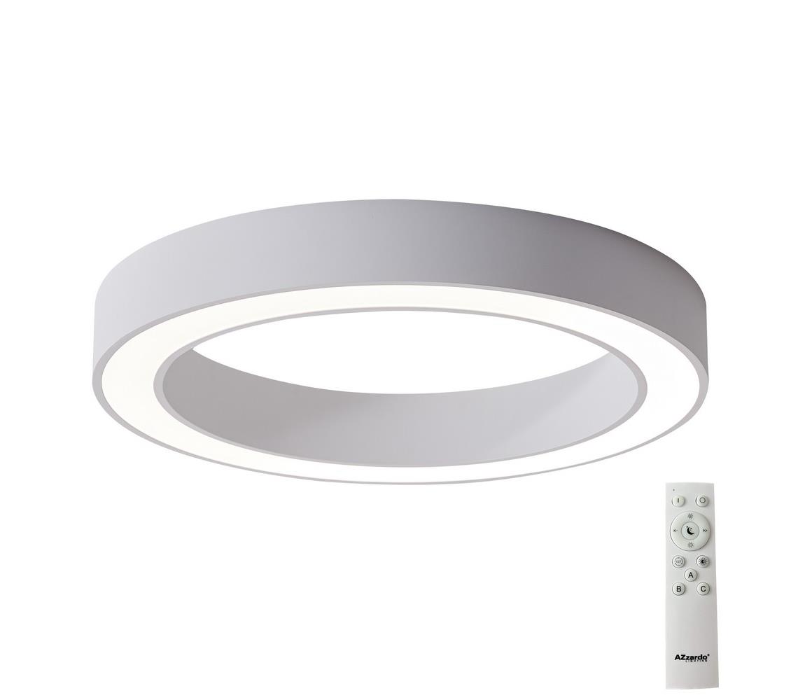 Azzardo AZ5037 - LED Plafon ściemnialny MARCO LED/80W/230V biały + pilot