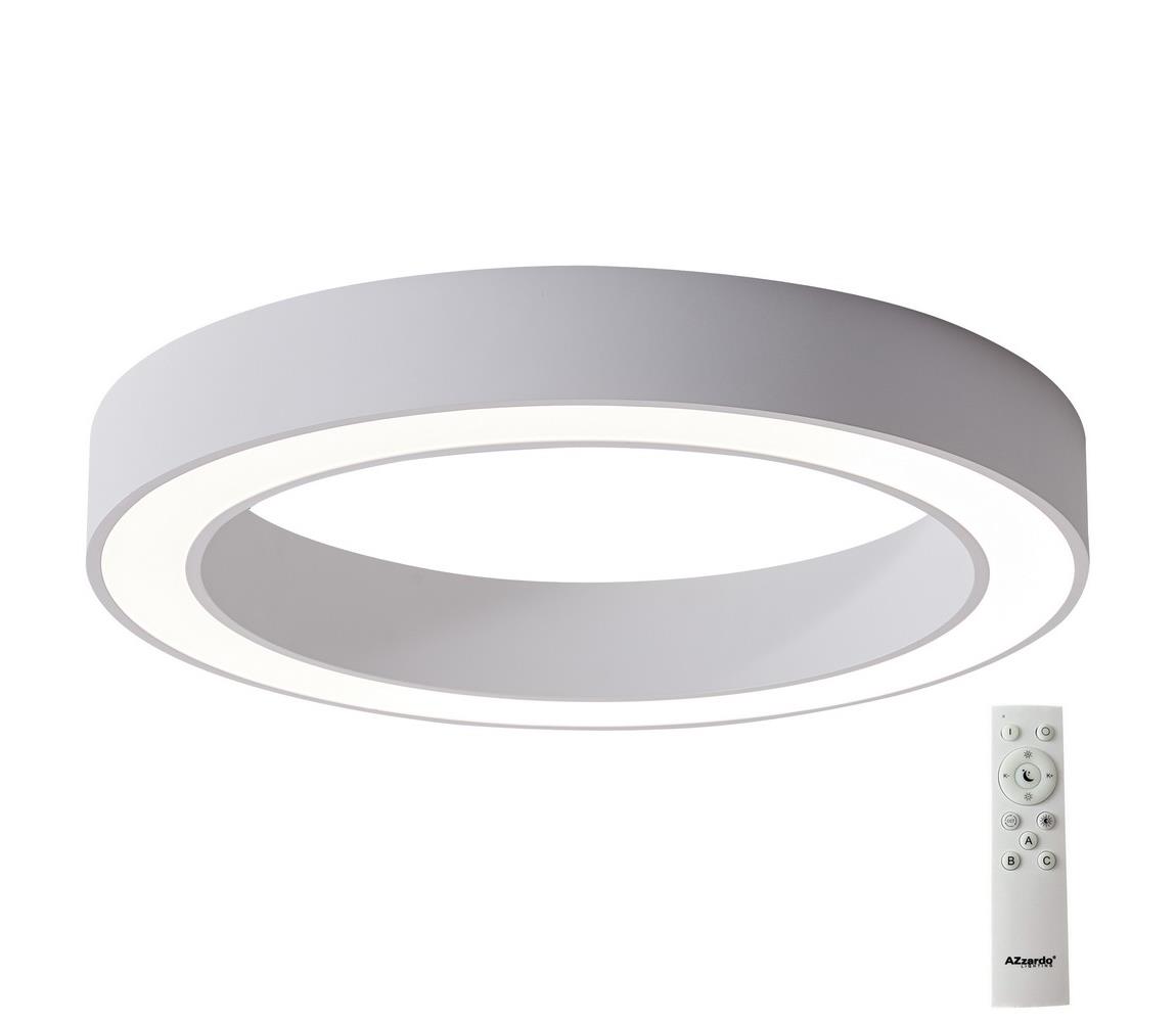 Azzardo AZ5040 - LED Plafon ściemnialny MARCO LED/100W/230V biały + pilot
