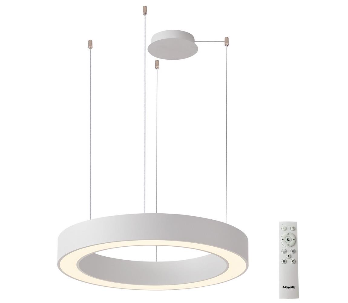 Azzardo AZ5046 - LED Żyrandol ściemnialny na lince MARCO LED/60W/230V biały + pilot
