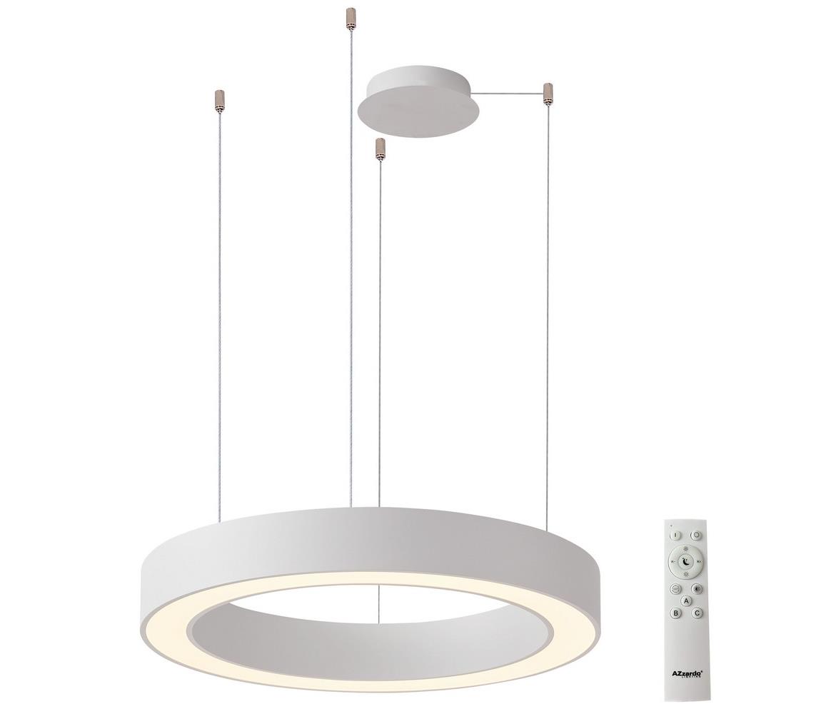 Azzardo AZ5049 - LED Żyrandol ściemnialny na lince MARCO LED/80W/230V biały + pilot