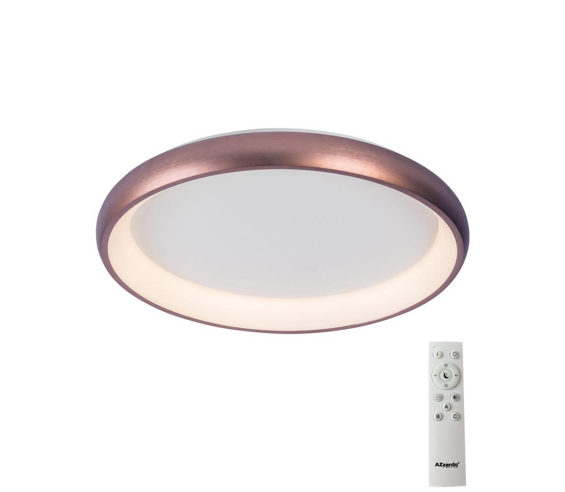 Azzardo AZ5071-LED Plafon ściemnialny ANTONIO LED/50W/230V brązowy + pilot