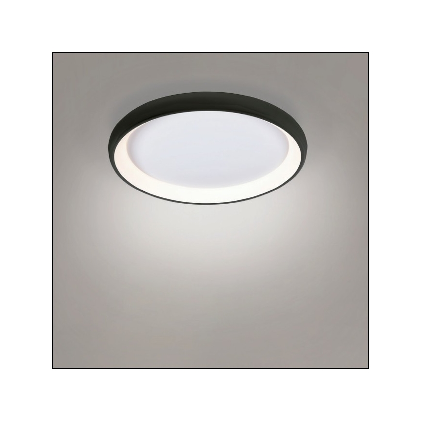 Azzardo AZ5072 - LED Plafon ściemnialny ANTONIO LED/50W/230V czarny + pilot