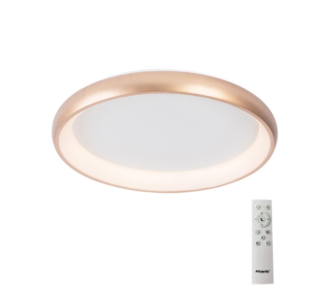 Azzardo AZ5073 - LED Plafon ściemnialny ANTONIO LED/50W/230V złoty + pilot