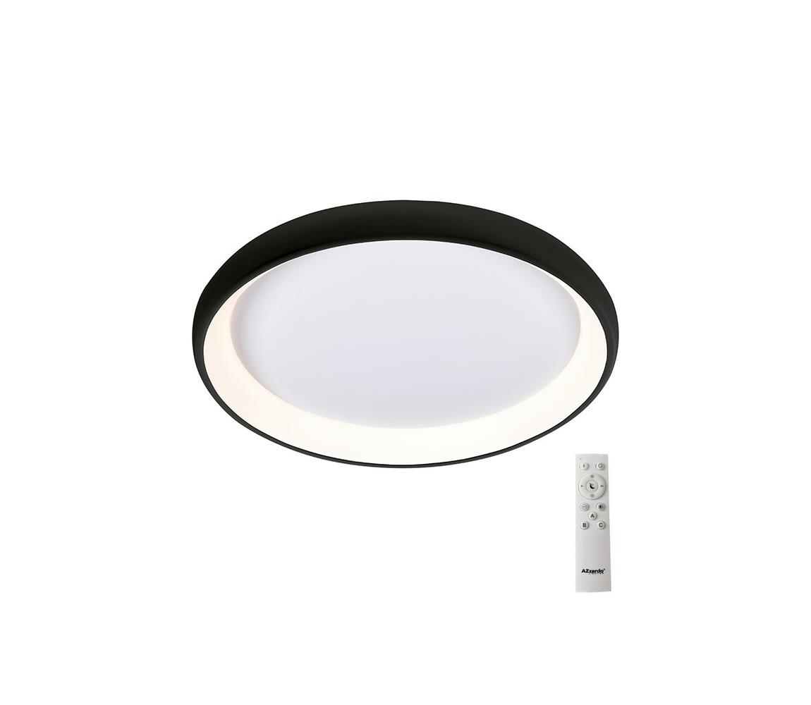 Azzardo AZ5075 -LED Plafon ściemnialny ANTONIO LED/80W/230V czarny + pilot