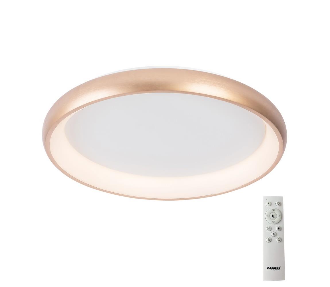 Azzardo AZ5076 -LED Plafon ściemnialny ANTONIO LED/80W/230V złoty + pilot