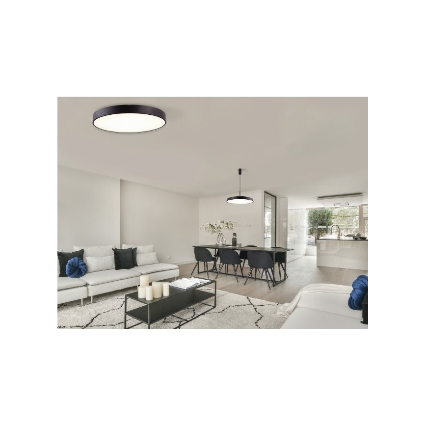 Azzardo AZ5082 - LED Plafon ściemnialny MARCELLO LED/60W/230V czarny