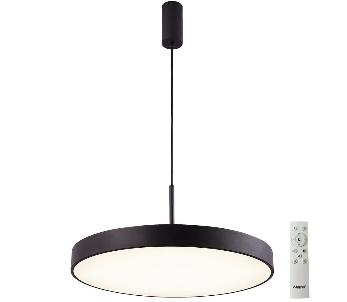 Azzardo AZ5088 - LED Żyrandol ściemnialny na lince MARCELLO LED/30W/230V czarne + piloy
