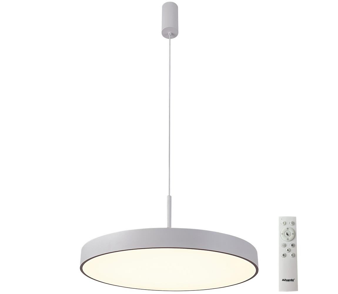 Azzardo AZ5090 - LED Żyrandol ściemnialny na lince MARCELLO LED/60W/230V biały + pilot