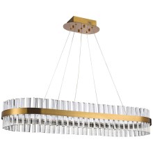 Azzardo AZ5263 - LED Żyrandol na lince FRANCESCA LED/64W/230V 100 cm
