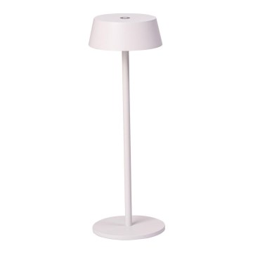 Azzardo AZ5334 - LED zewnętrzna lampka ładowalna z regulacją jasności GILBERTO LED/2W/5V IP54 biała