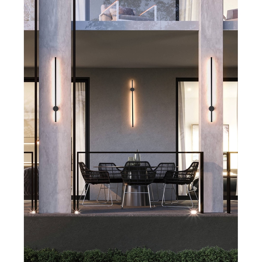Azzardo AZ5339 - LED zewnętrzna lampa ścienna GUIDO LED/12W/230V IP54