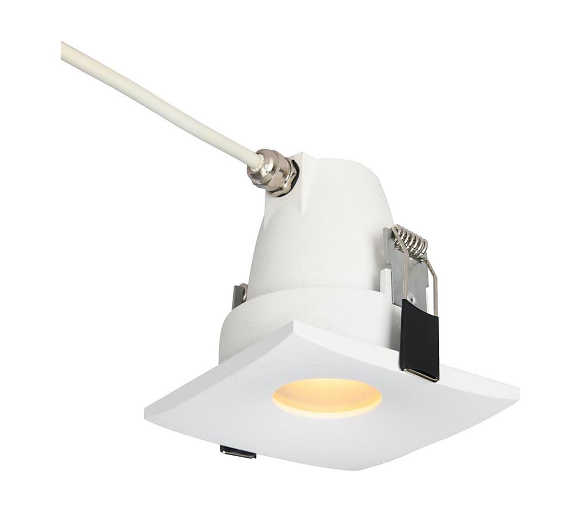 Azzardo AZ5391 - Łazienkowa oprawa wpuszczana ROMOLO 1xGU10/50W/230V IP65 biała