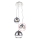 Azzardo - Klosz zamienny do żyrandola BALL - mały śr. 18 cm
