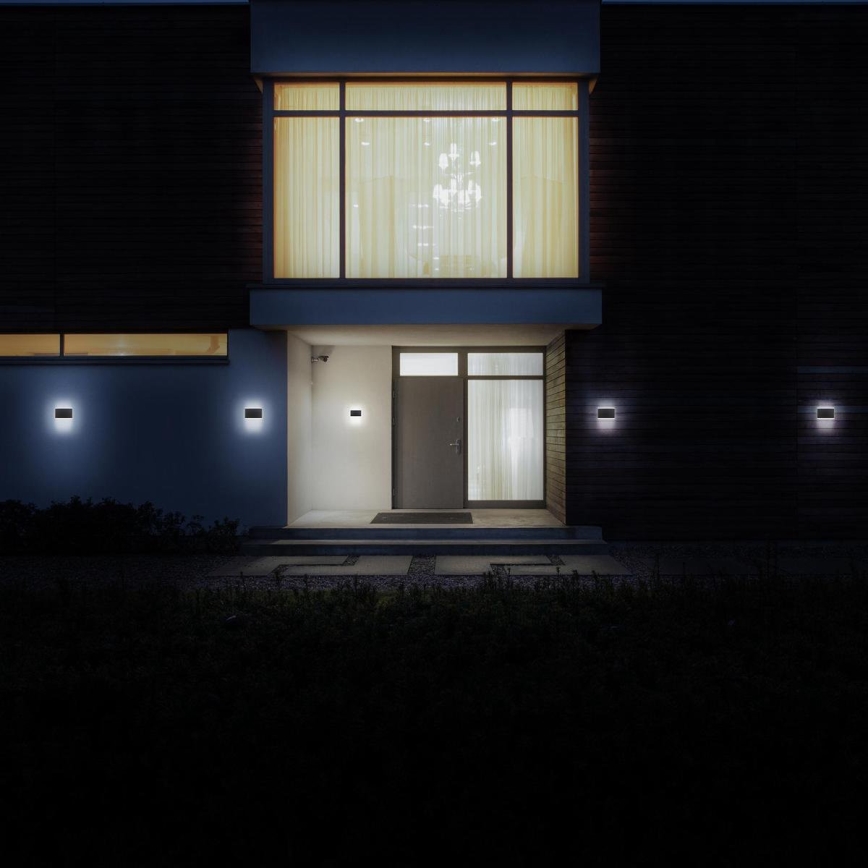 B.K. Licht 1184 - LED Kinkiet zewnętrzny 2xLED/3,5W/230V IP44 4000K